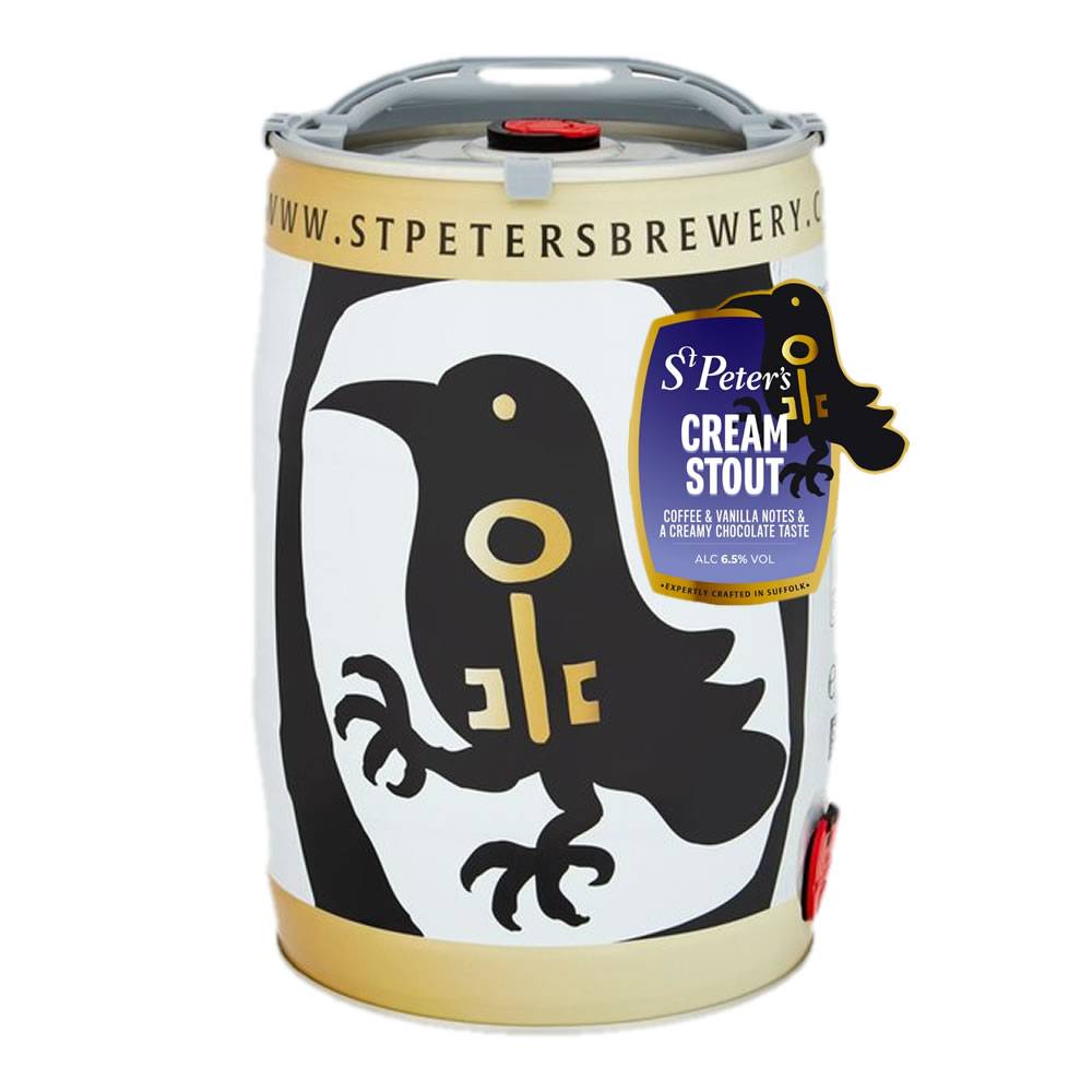 Barril de cerveza St. Peter’s Cream Stout