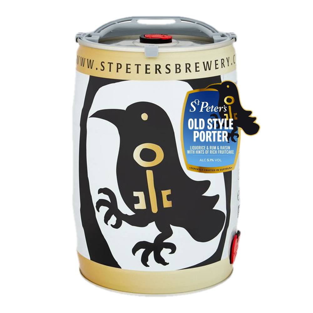 Barril de cerveza St. Peter’s Old Style Porter
