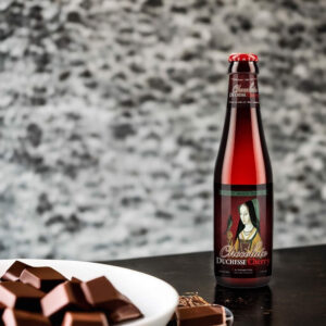 Cerveza Verhaeghe Duchesse Cherry Chocolate con chocolate