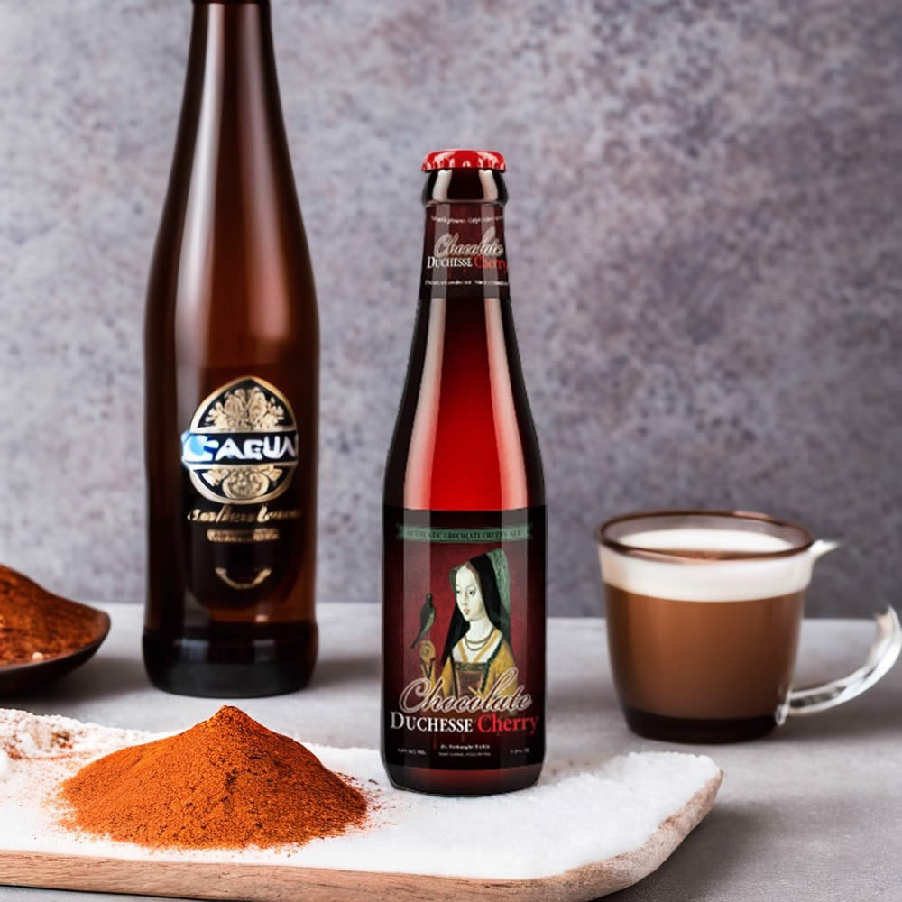 Cerveza Verhaeghe Duchesse Cherry Chocolate con cafe