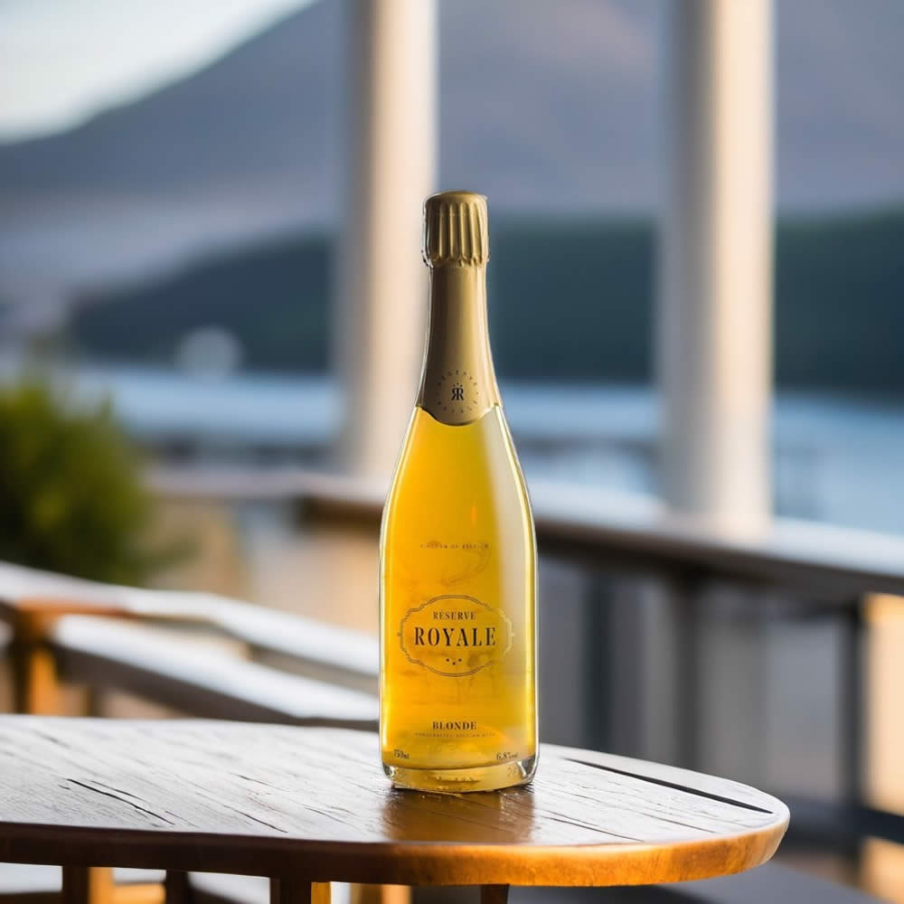 Cerveza Reserve Royale en terraza