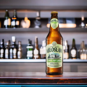 Cerveza Miloslaw Chmielowy en bar