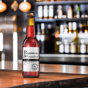 Cerveza Brouwerij & De Molen Bommen Granate en un bar