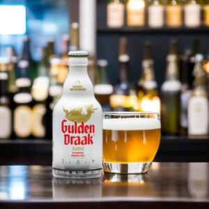 Cerveza Gulden Draak en bar