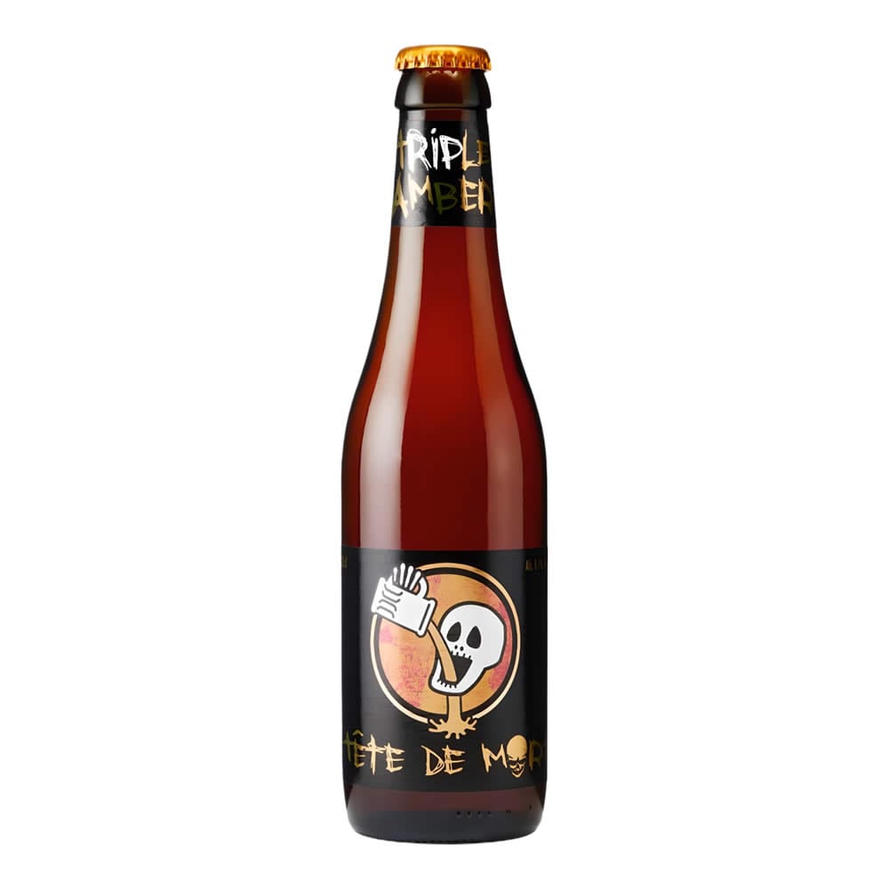 cerveza tete de mort triple amber