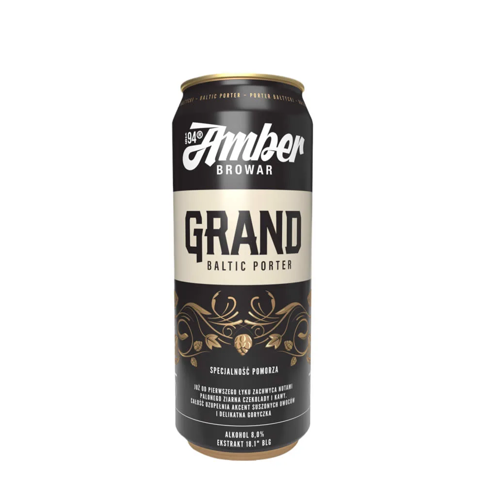 Cerveza Browar Amber Grand Baltic Porter