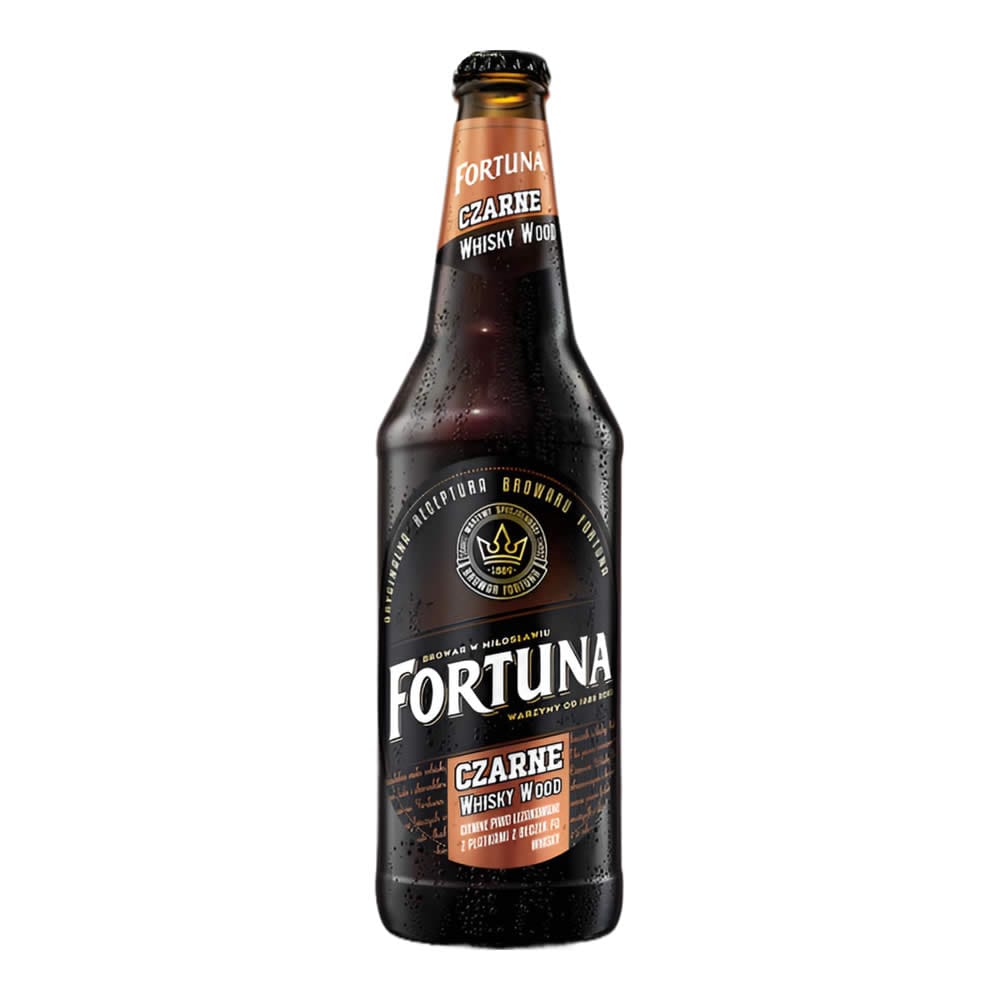 Cerveza Fortuna Czarne Whisky Wood