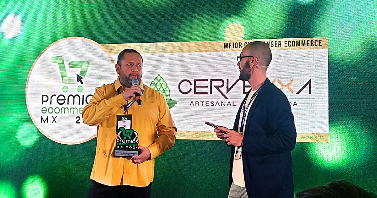Cervexxa Mejor Challenger eCommerce en los Premios eCommerce MX 2024