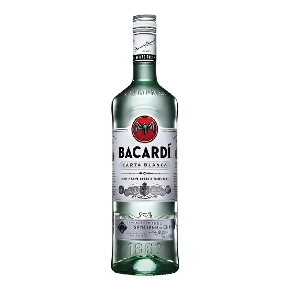 Ron Bacard&iacute; Carta Blanca 980ml