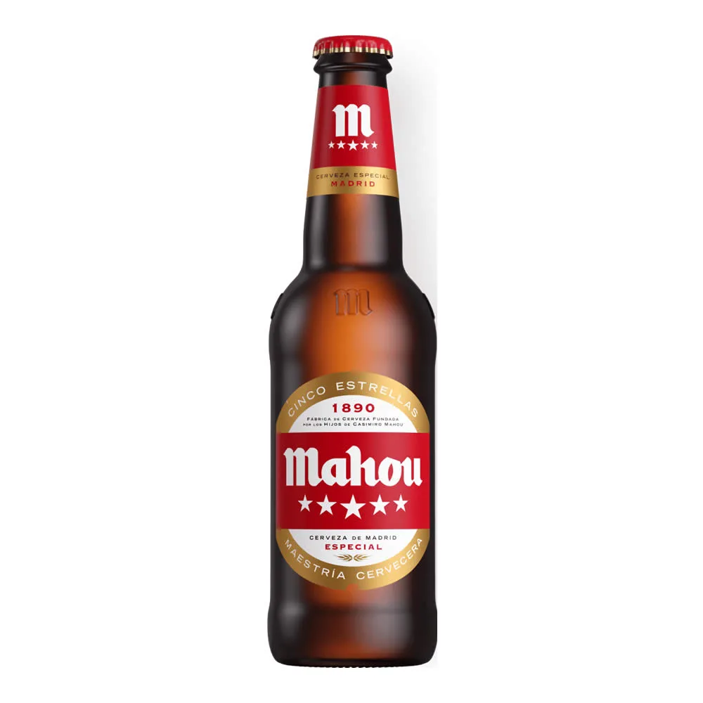 Cerveza Mahou Cinco Estrellas