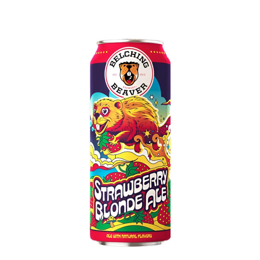 Cerveza Belching Beaver Strawberry Blonde Ale