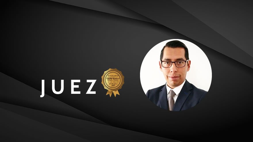 Juez: Juan Carlos Esparza 2 Concurso Cervexxa a la mejor etiqueta 2017